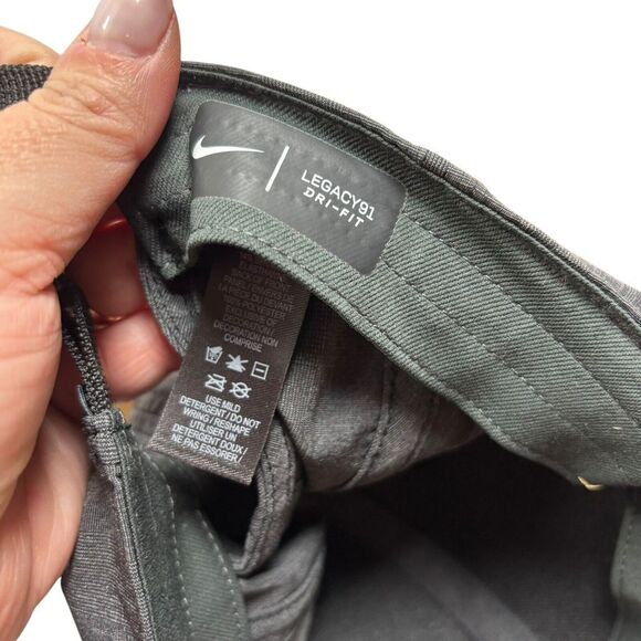 Nike Unisex Adjustable Hat Cap Legacy91 Dri Fit Novelty Golf CK2766 Gray - Picture 6 of 9